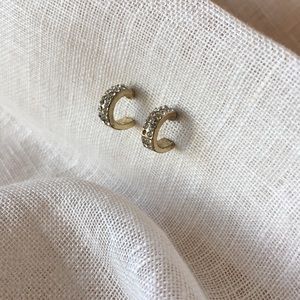 Stud Earrings Post Back Cubic Zirconia